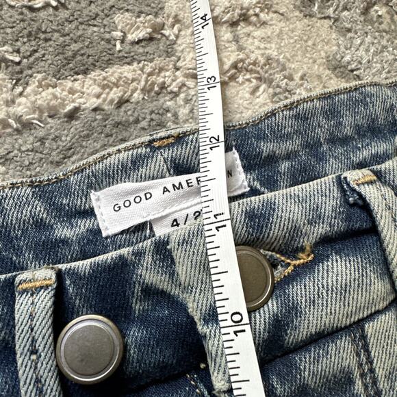 NWT Good American Good Icon Straight Super Compression Jeans Indigo440 Size 4/27 - Picture 11 of 13